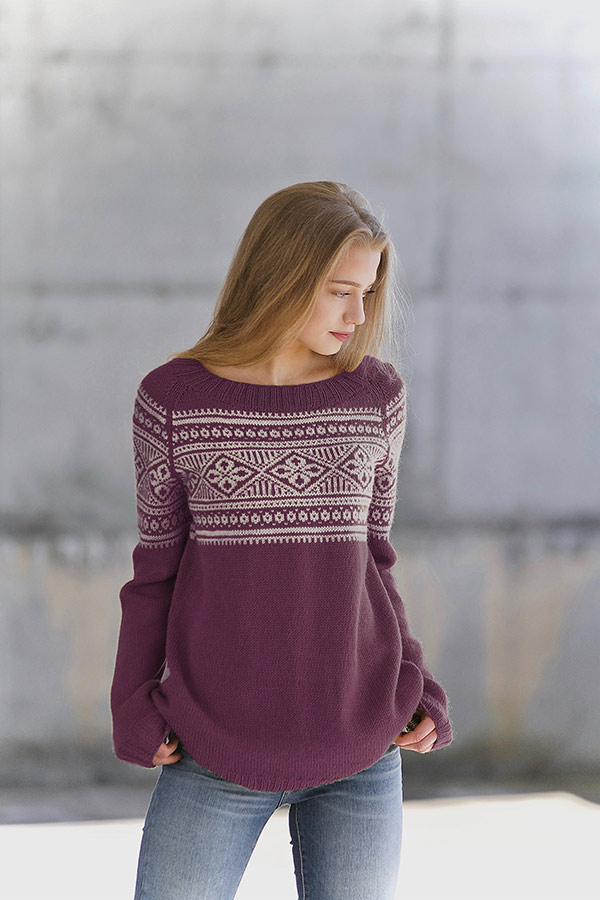 SERINA Rødlig lilla