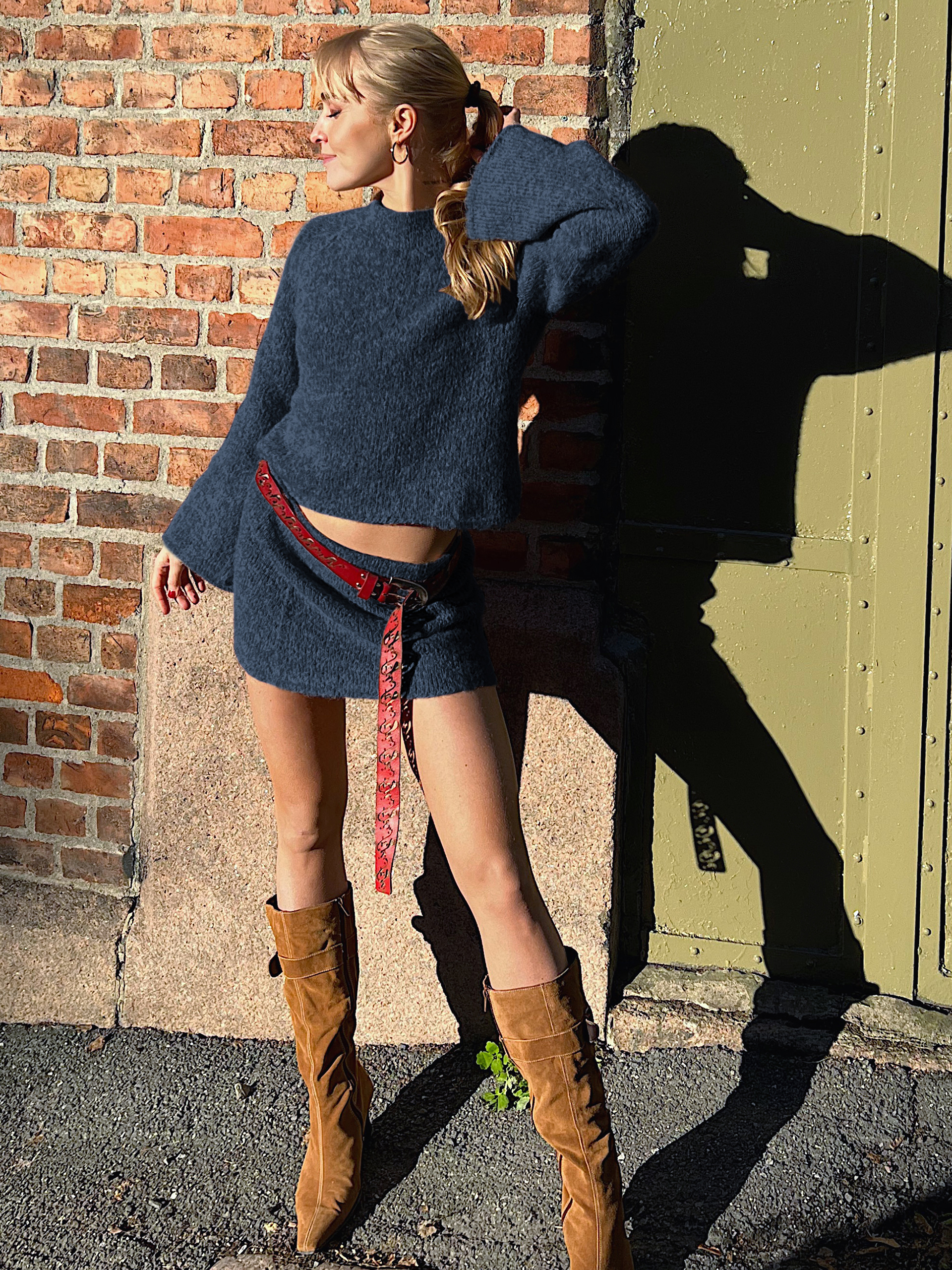 ØK 04-01e Rubina genser marine