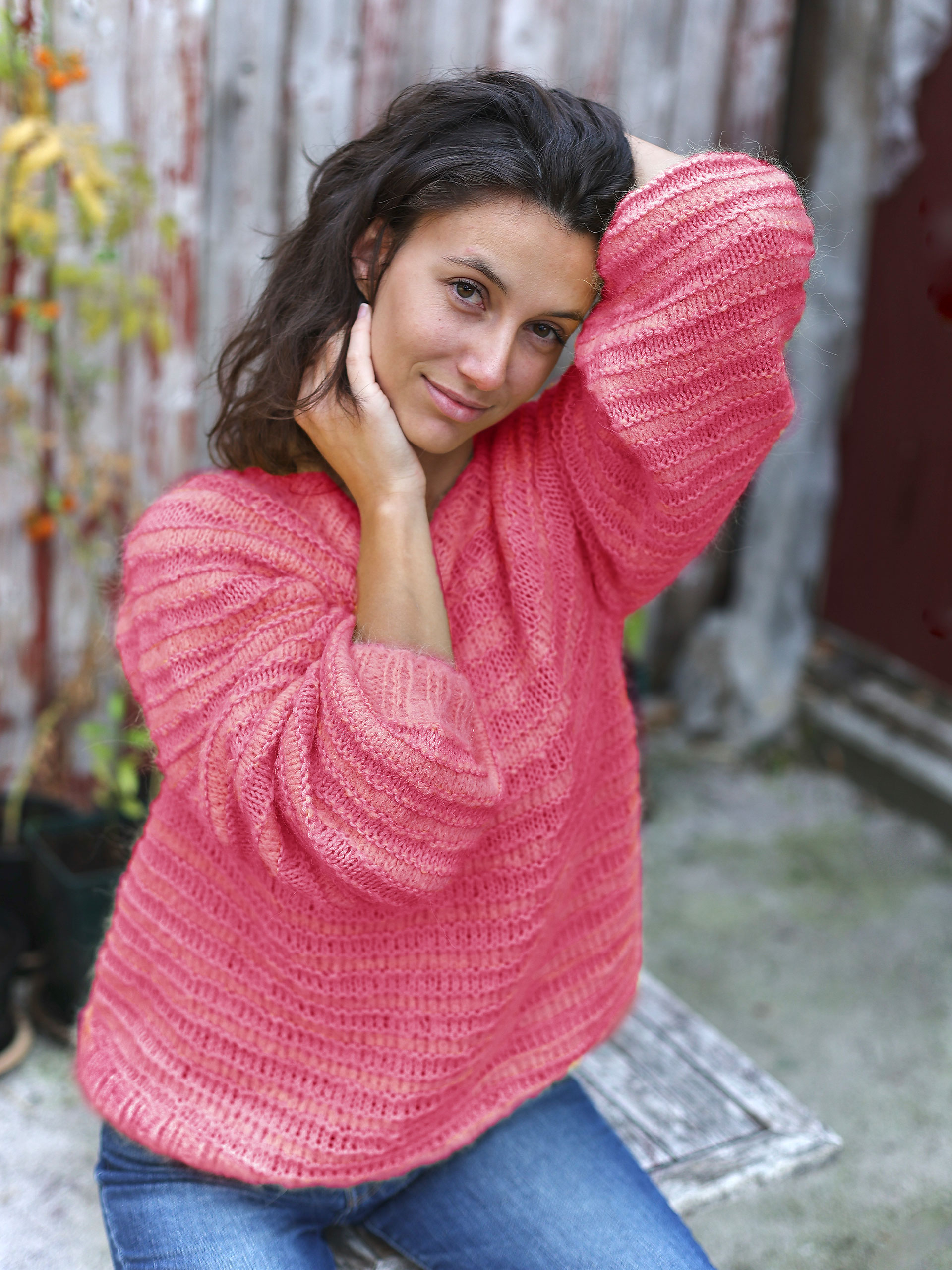 MELT sweater rosa