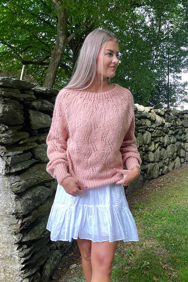 101-02 Girasol sweater fersken