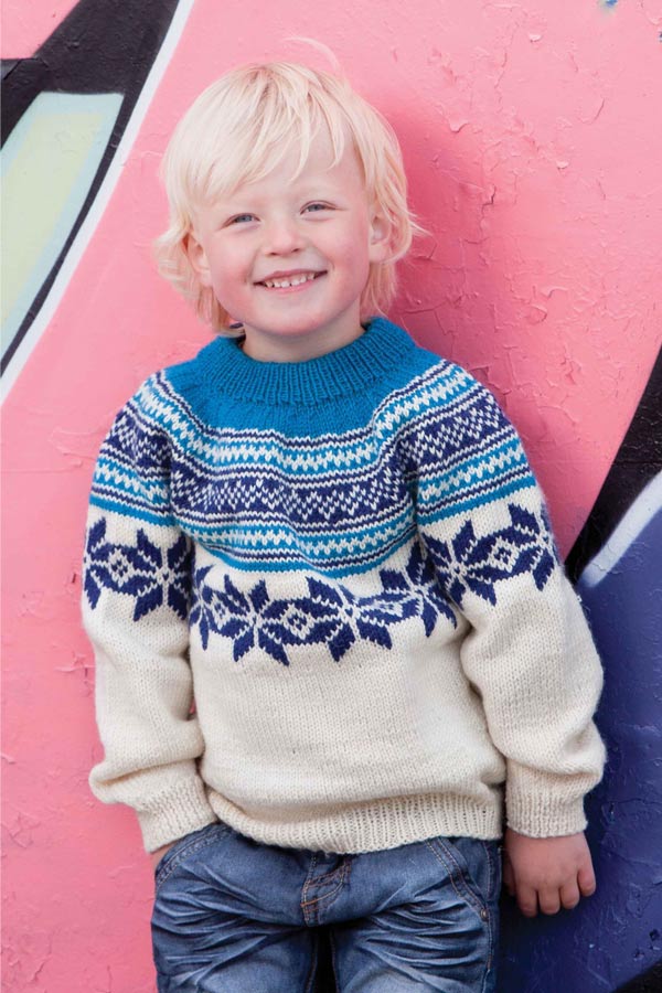 1205-7 Sweater  - Blå