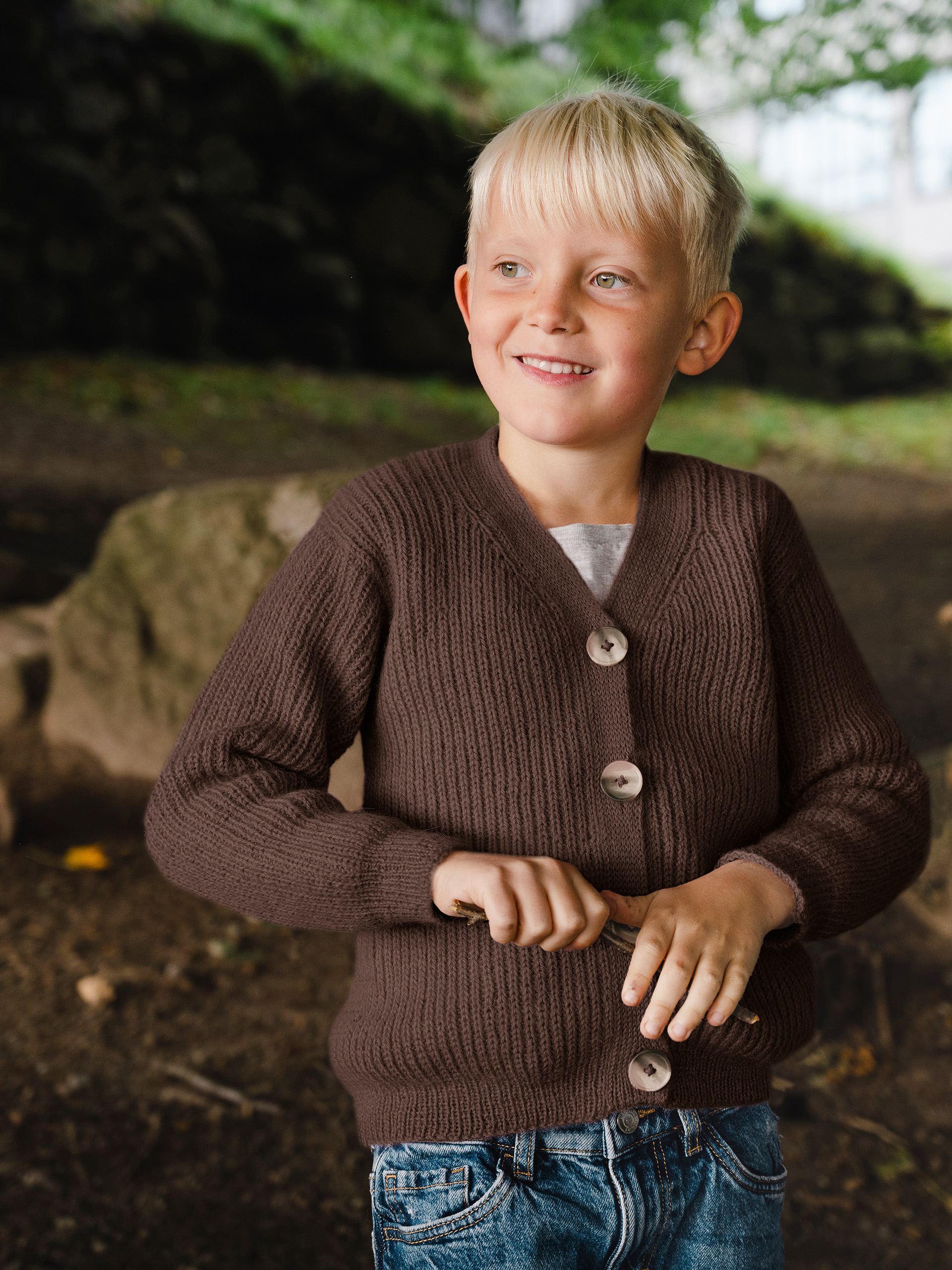 131-05F Lind cardigan