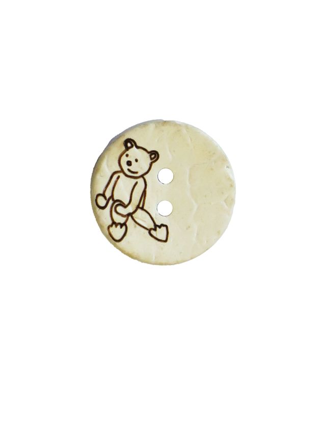 Kokosknap med bamse, 15mm