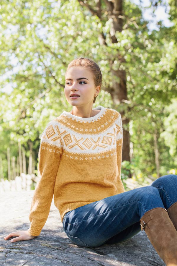 370-15 Cortina sweater solgul