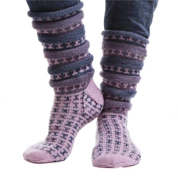 1508-04 Strømper Lilla