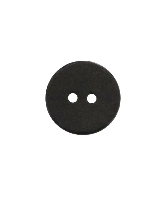 Knap perlemor sort, 15mm