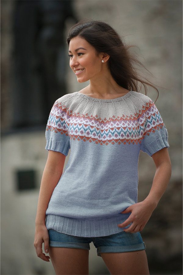 1706-7 Suna top lyseblå