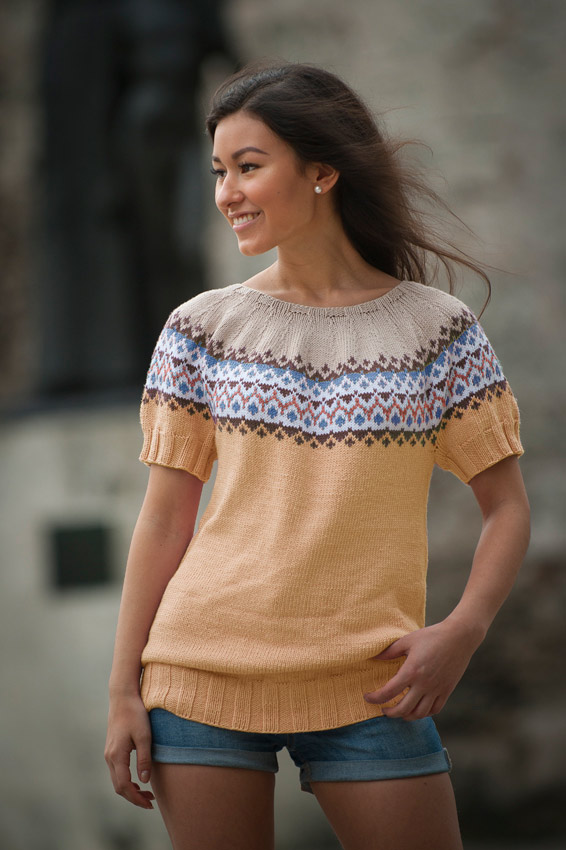 1706-7 Suna top maisgul