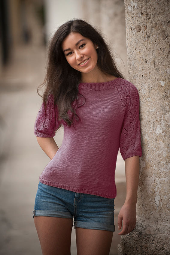 1706-6 Miramar topp burgunder