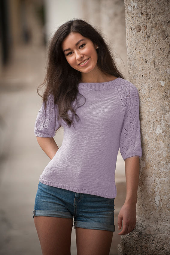 1706-6 Miramar topp lys lilla