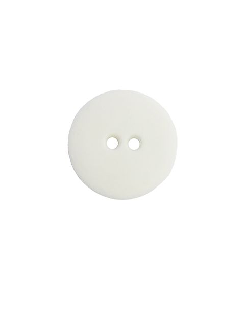 Knap - Hvit - 15mm