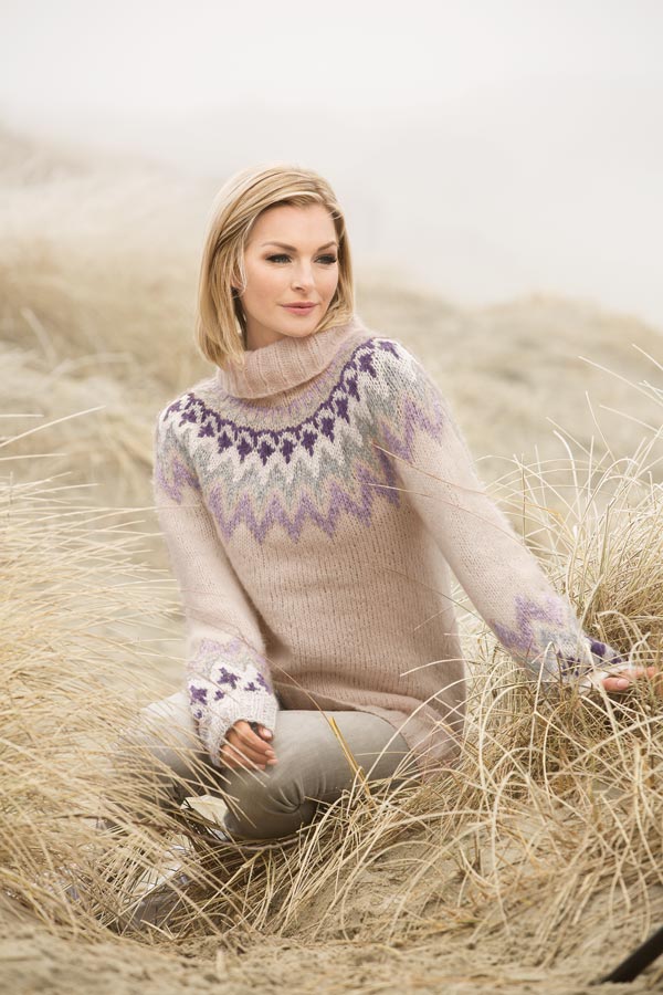 1806-1 Kathrine Sweater sand-lilla
