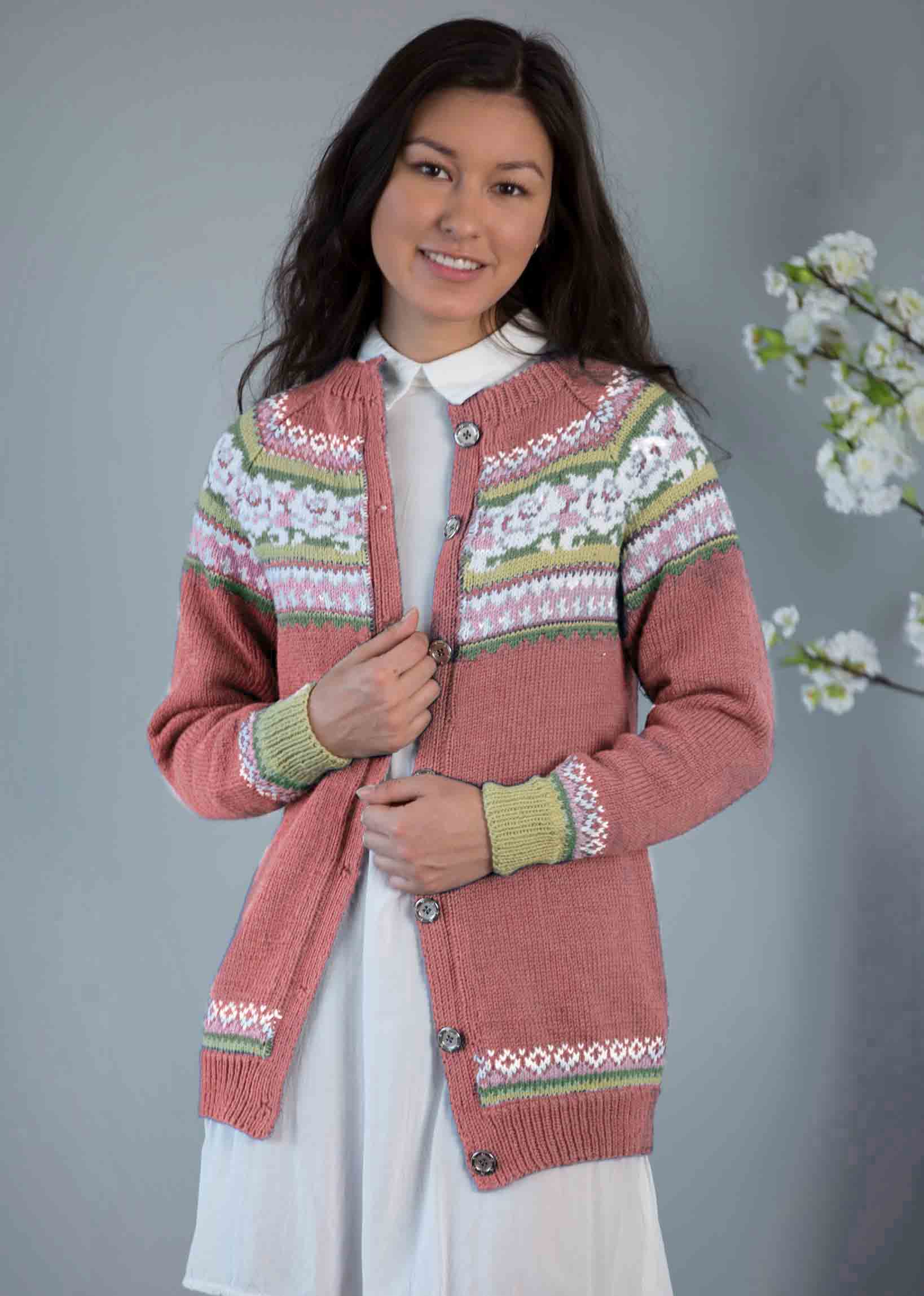 1808-8 Megan jakke korall