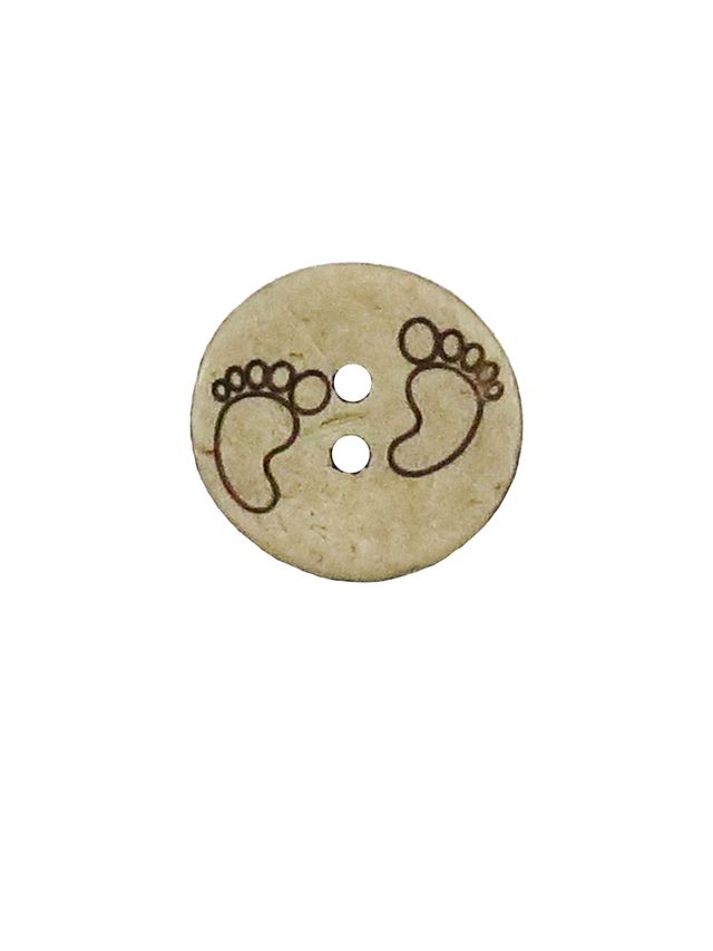 Knapp - Babyføtter - 15mm
