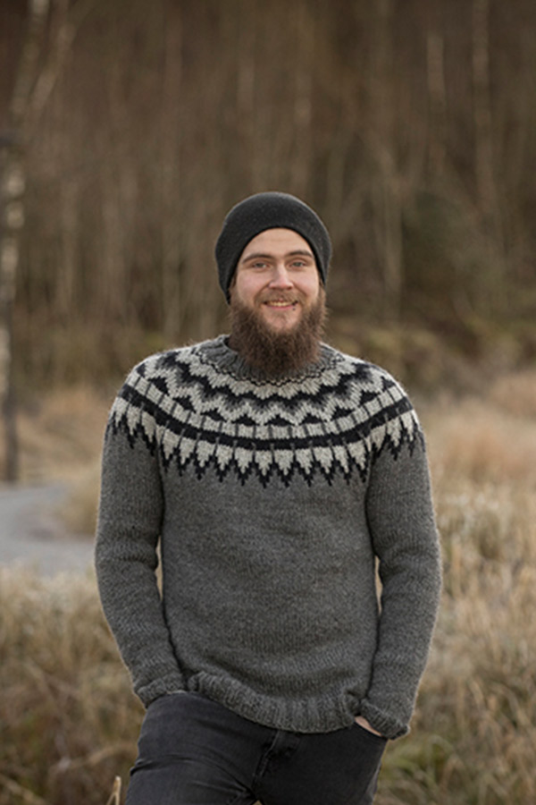 1901-6 Aspen Sweater mørk grå