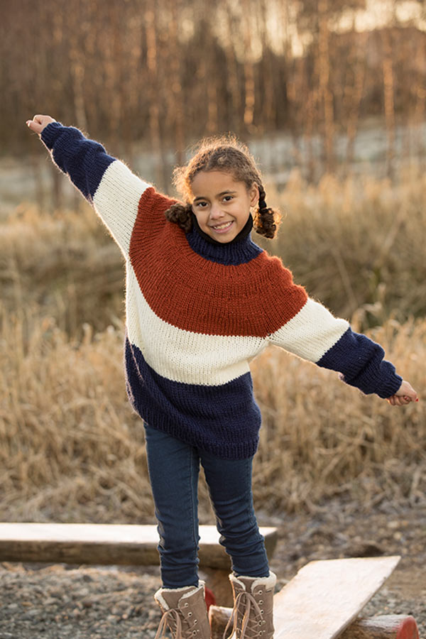 1902-8 Bea sweater marine