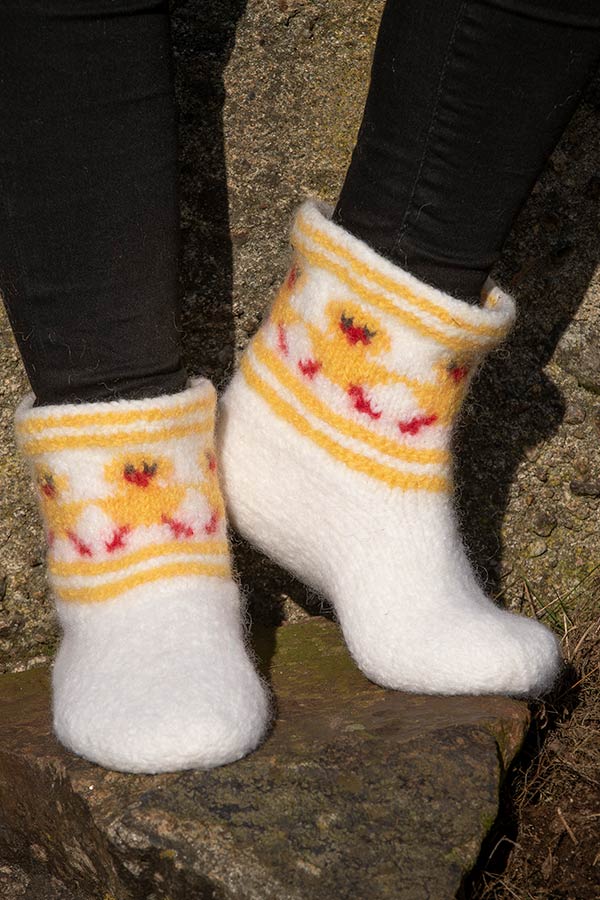 1906-9 Kyllingdans tøfler