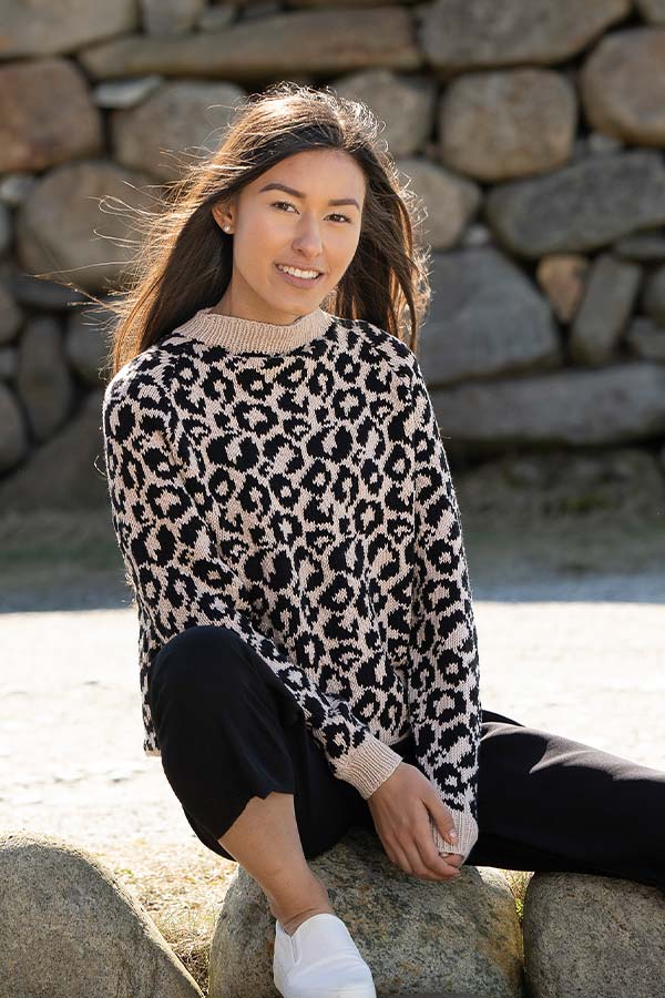 1913-2 Leopard sweater