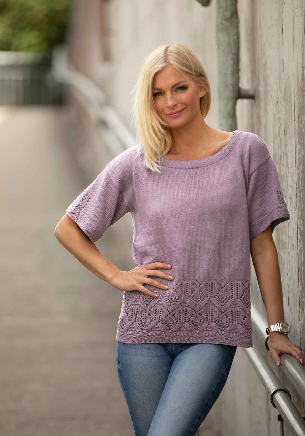 1917-2 Lotte top lys lilla