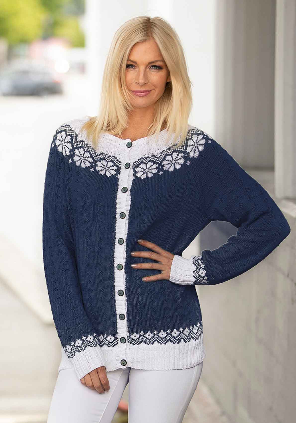 1917-3 Lydia jakke mørk blå