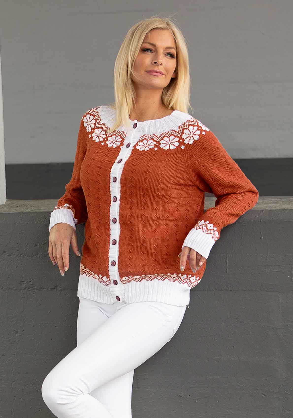 1917-3 Lydia jakke orange