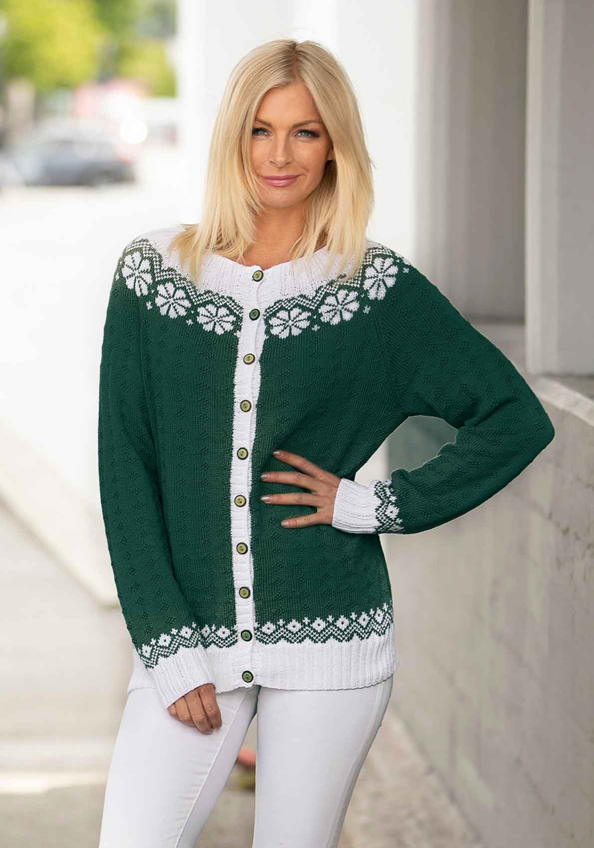 1917-3 Lydia jakke skovgrøn