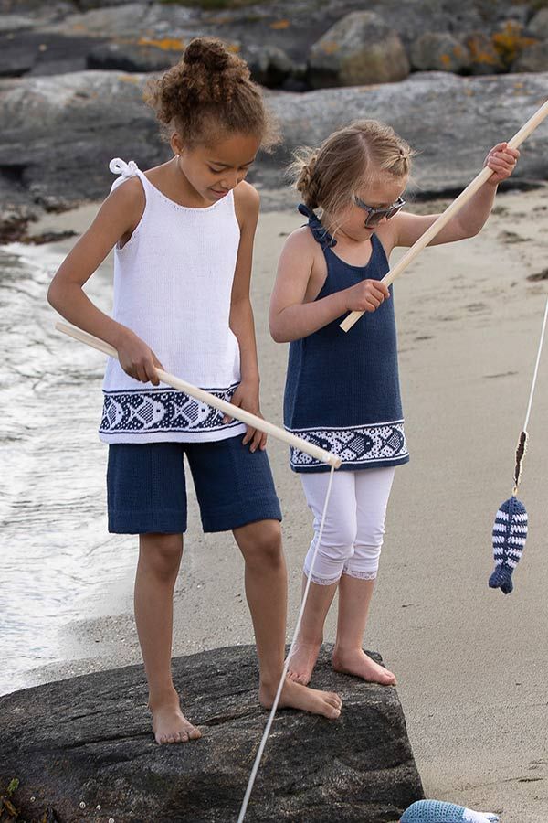 1918-5 Neptun top og shorts hvid