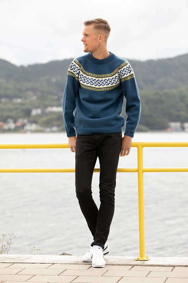 1921-3 Gand Sweater petrol