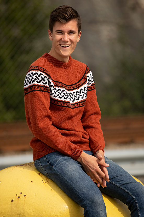 1921-3 Gand Sweater Orange