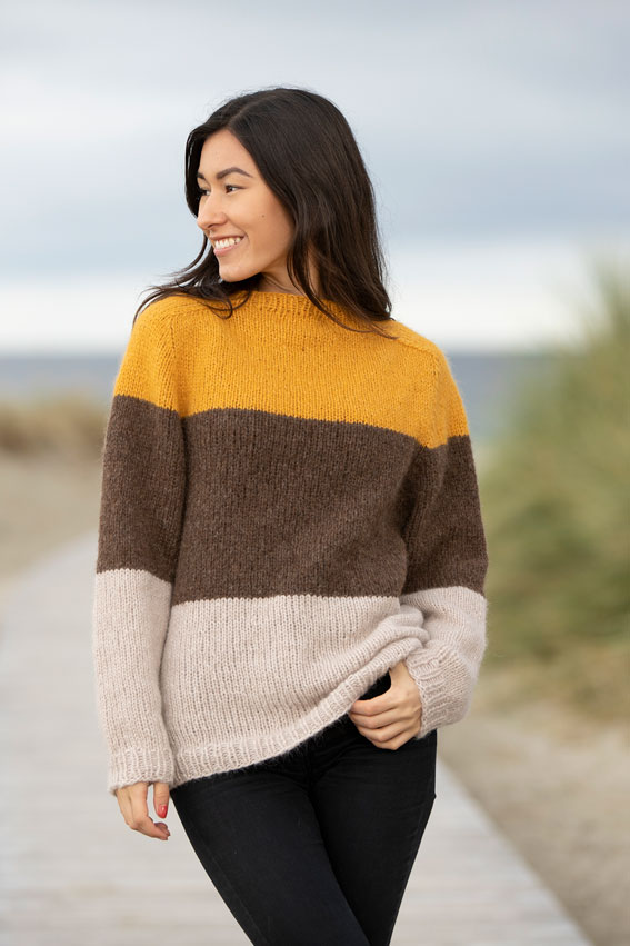 1923-3 Dans sweater brun