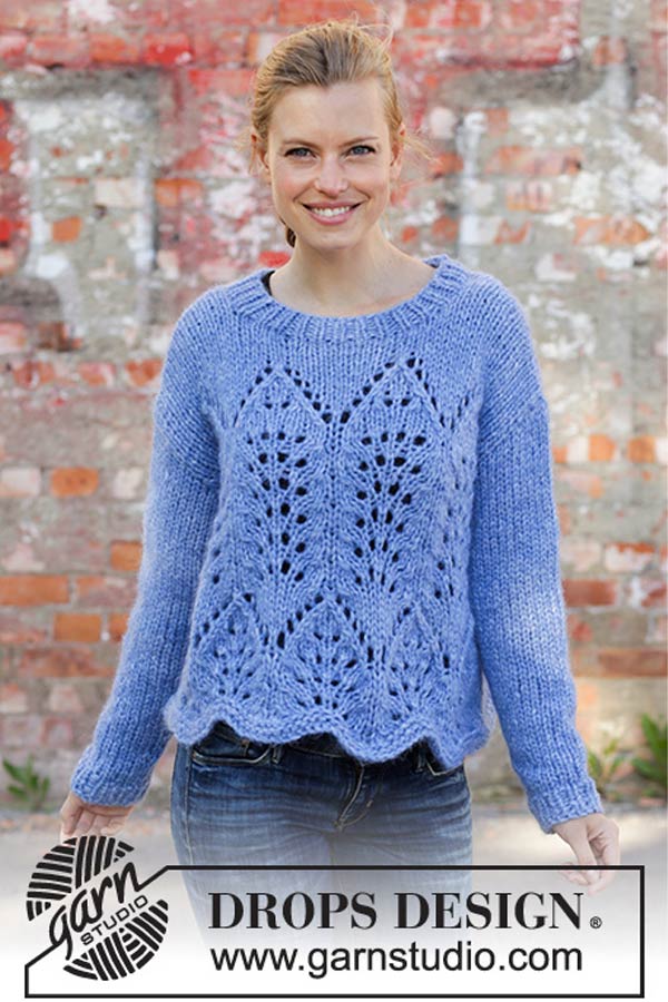 194-10 Cathedral windows sweater