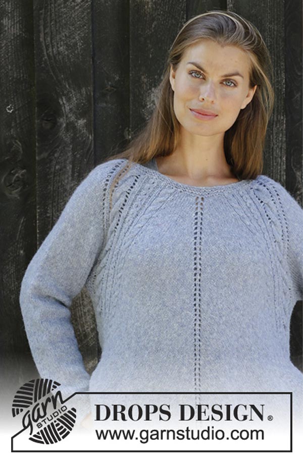 194-19 Casual diamond poncho sweater