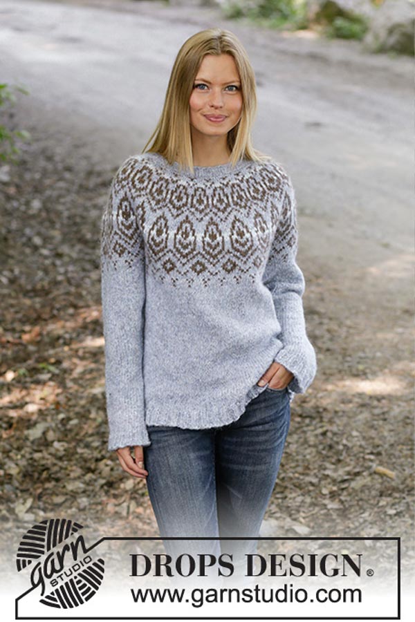 194-6 Winter heart sweater
