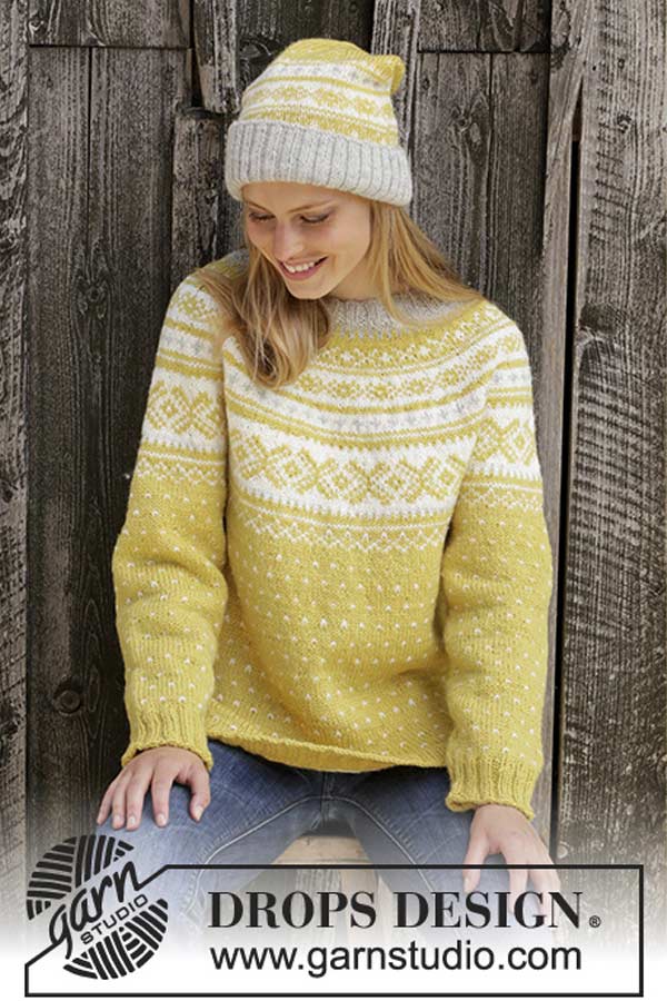 195-10 Lemon pie sweater
