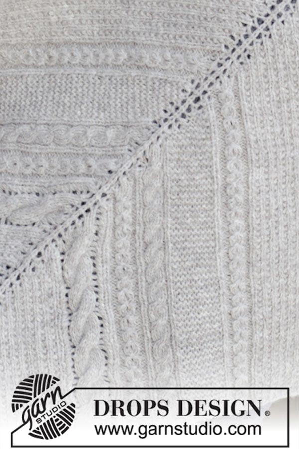 195-36 Shade of winter sjal