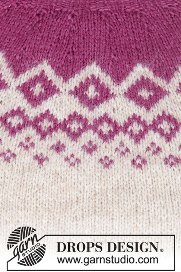 196-15 Diamond delight sweater