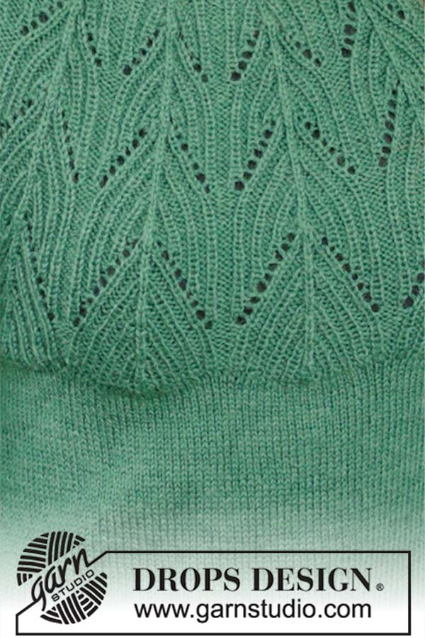 196-26 Green echo sweater