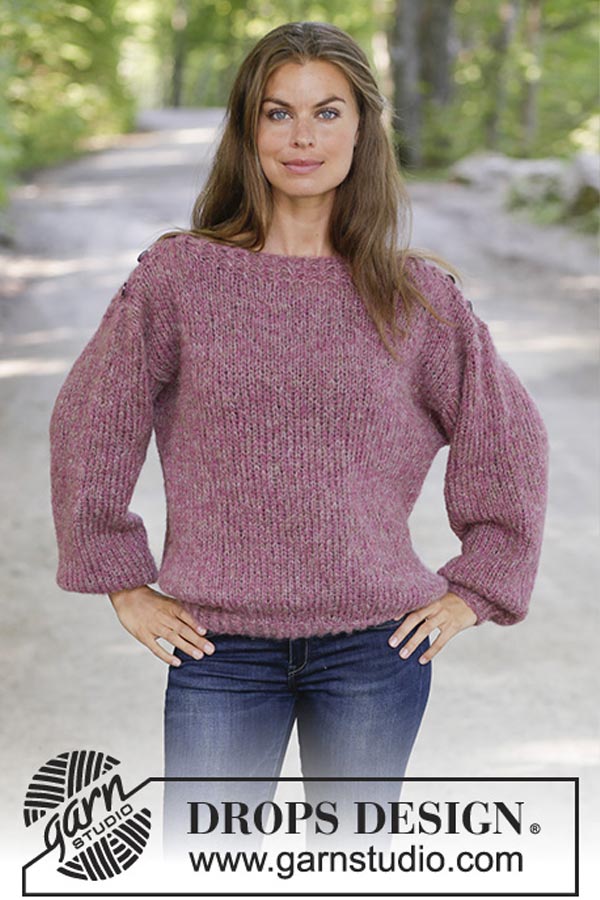 196-34 Raspberry flirt sweater