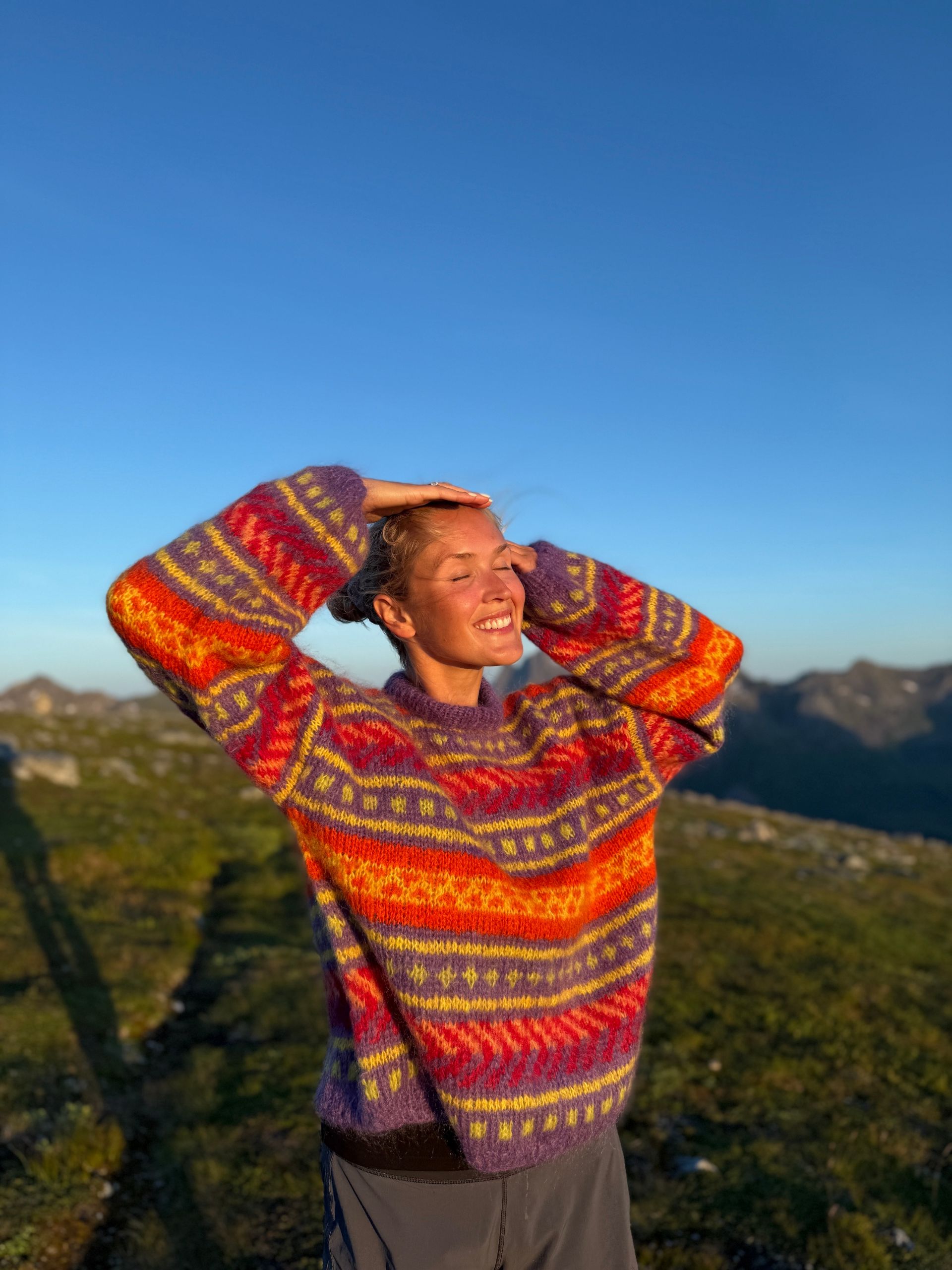 IR 02-01f Hanami sweater (Påfugl in Paris)