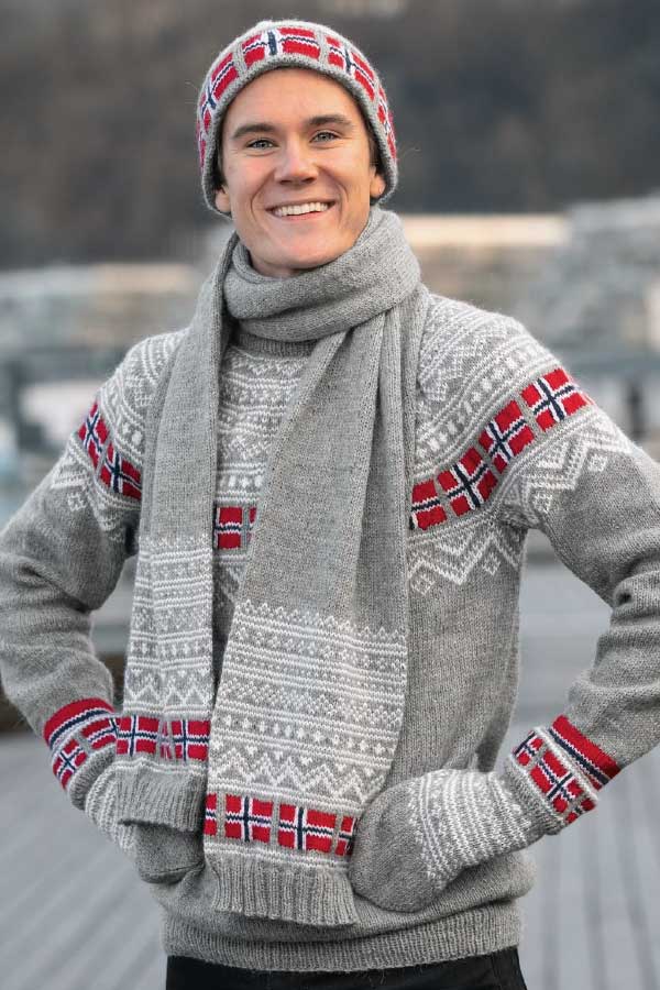 2003-3 Heia Norge Vanter grå