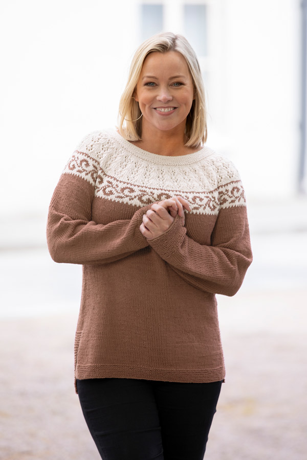 2016-5 Urda sweater lys brun