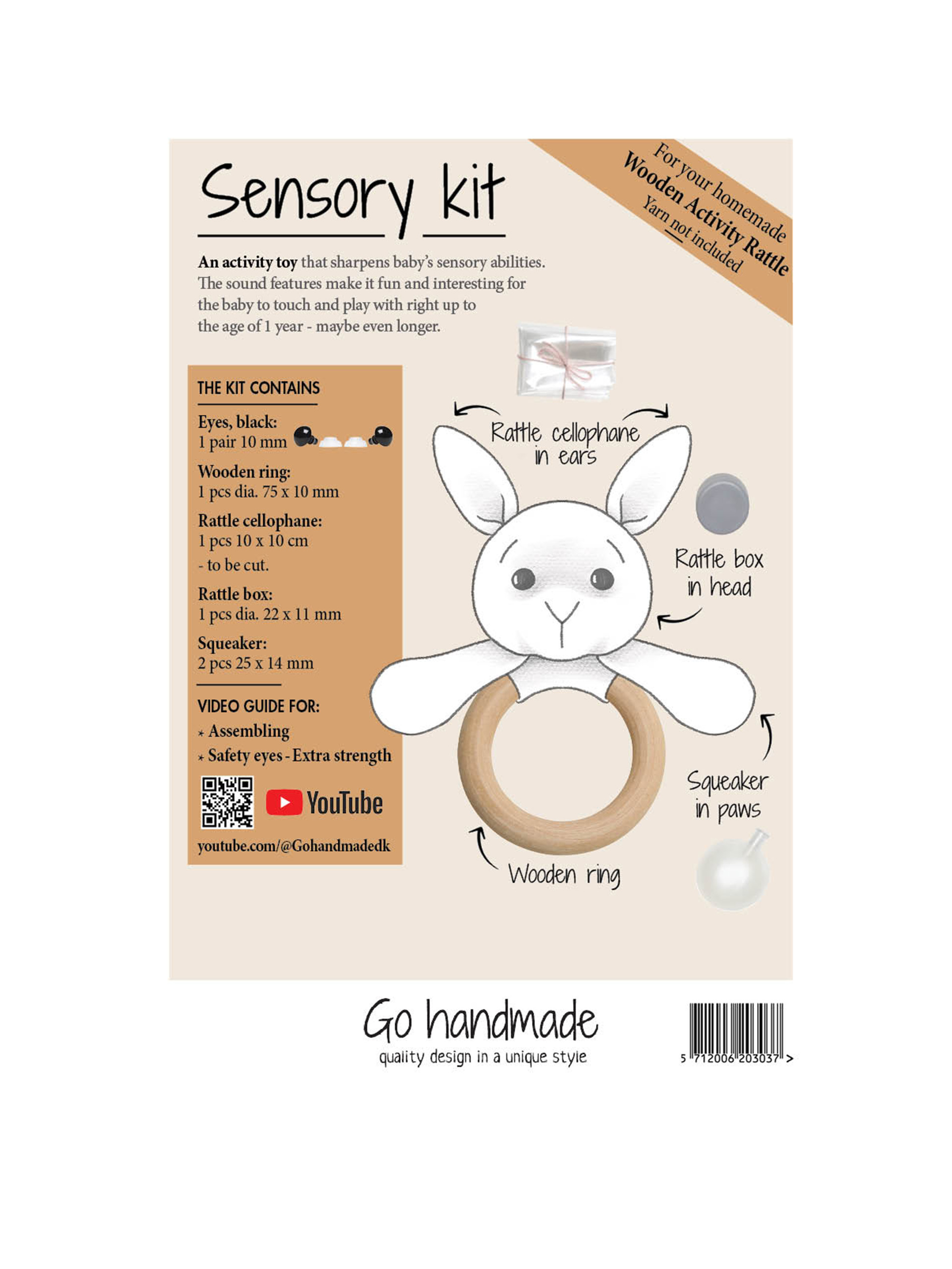 Sensory Kit - Kanin rangle