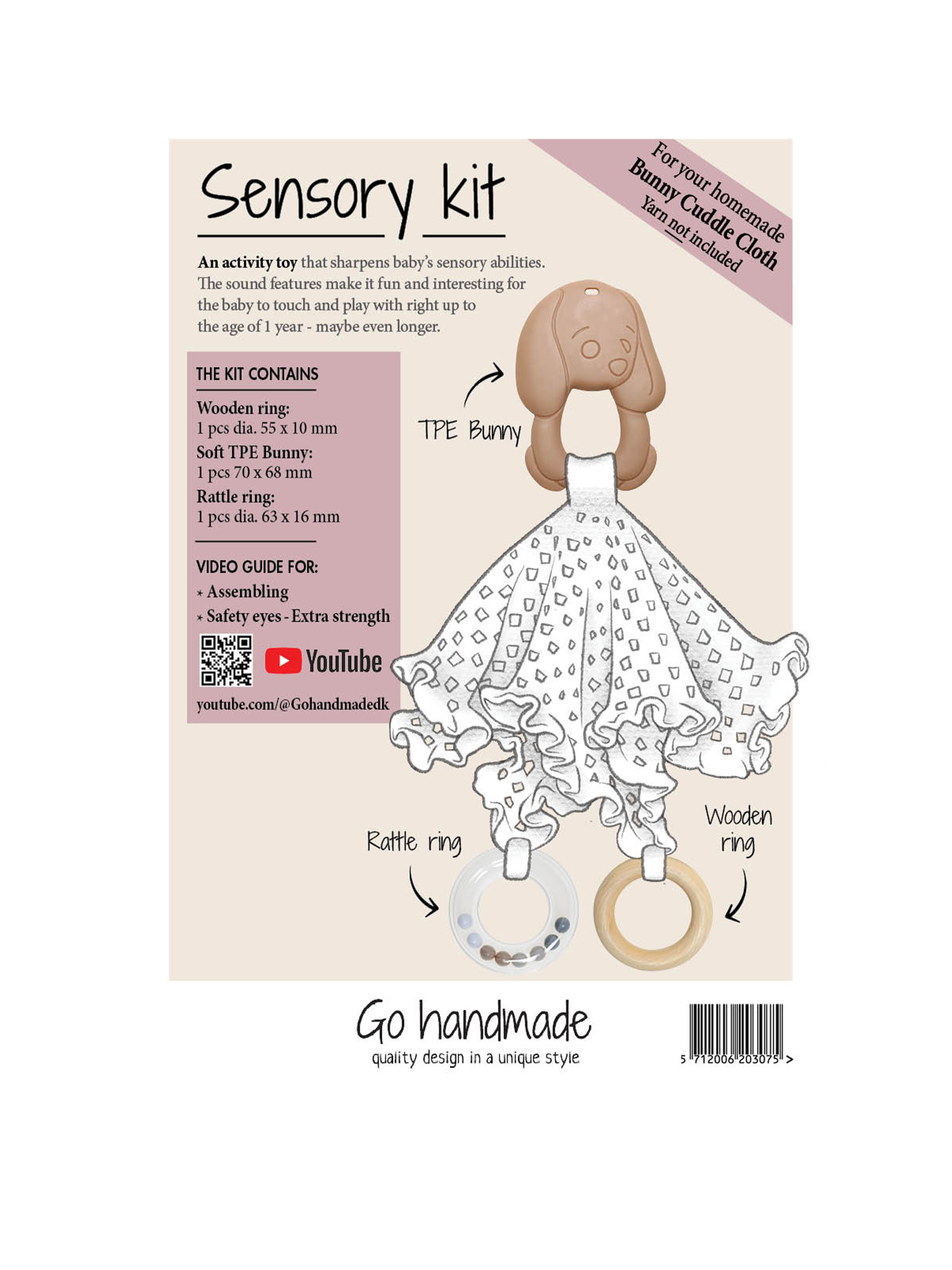Sensory Kit - Kanin nusseklud