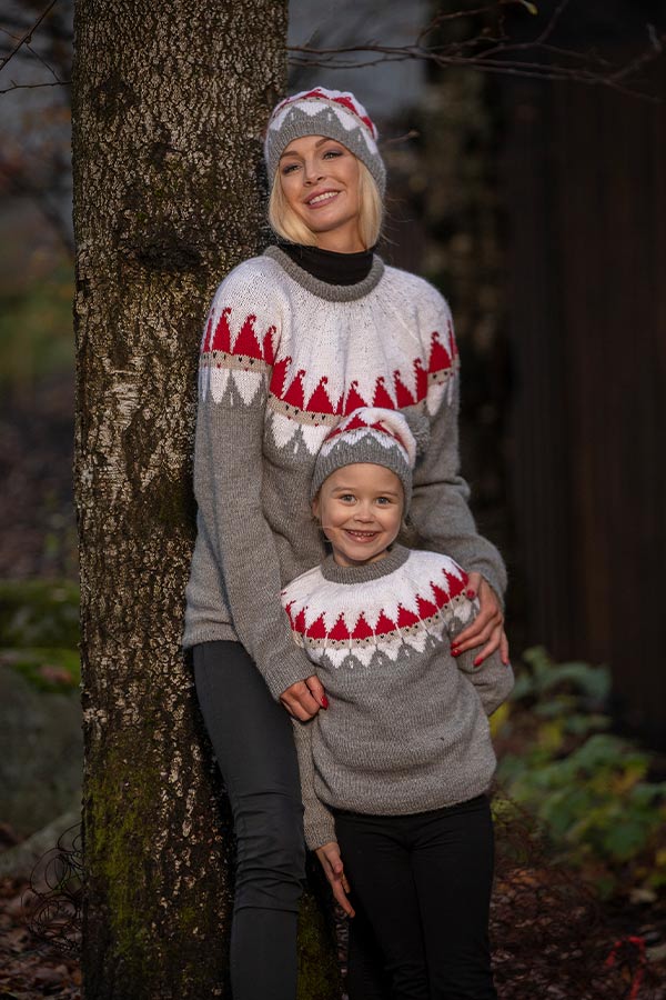 2032-5 Nisse sweater og hue