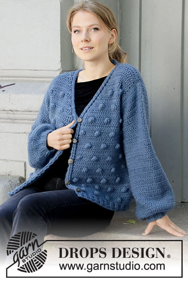 205-11 Breakfast in Paris hæklet jakke