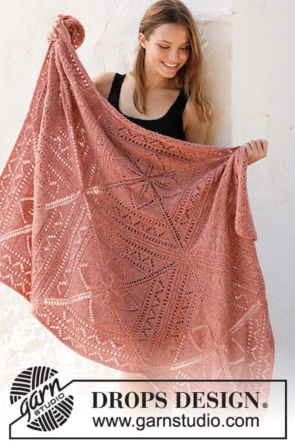 209-1 Sweet Nordic Rose tæppe