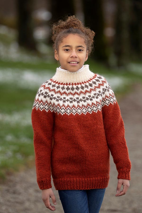 2101-3 Brekko sweater rust