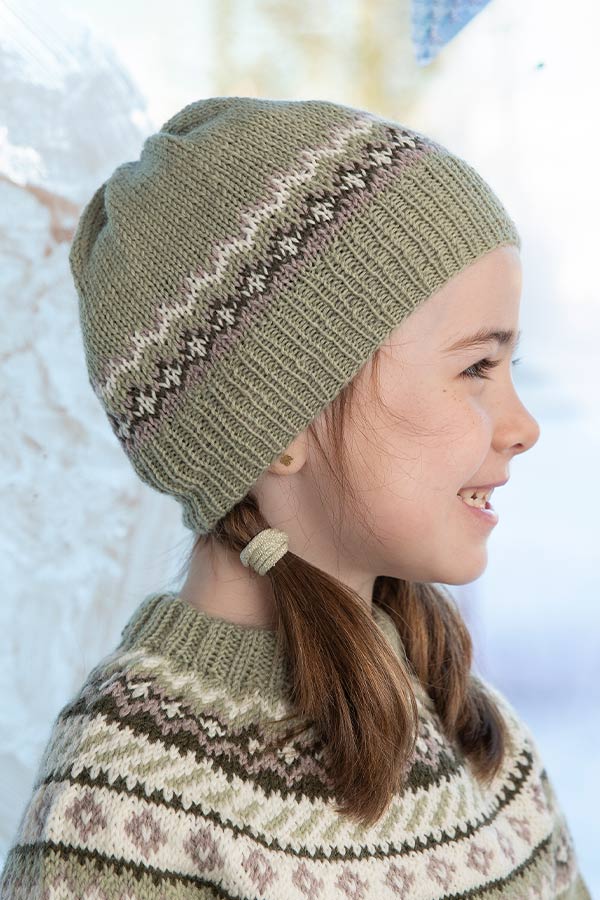 2110-10 Jungle sweater og hue