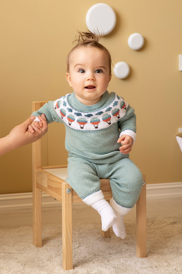 2126-4 Luftballong sweater sett