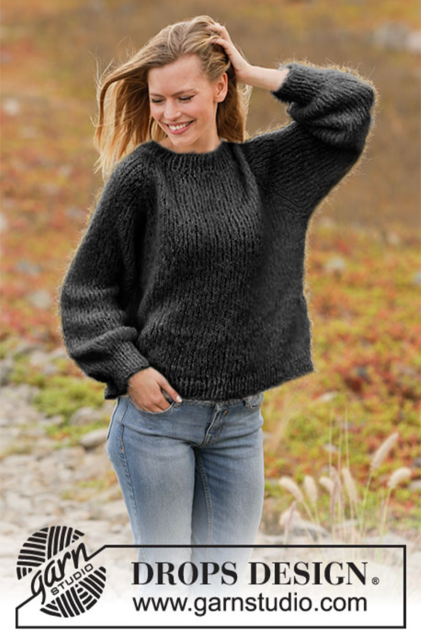 213-28 Spring Fuzz genser sort